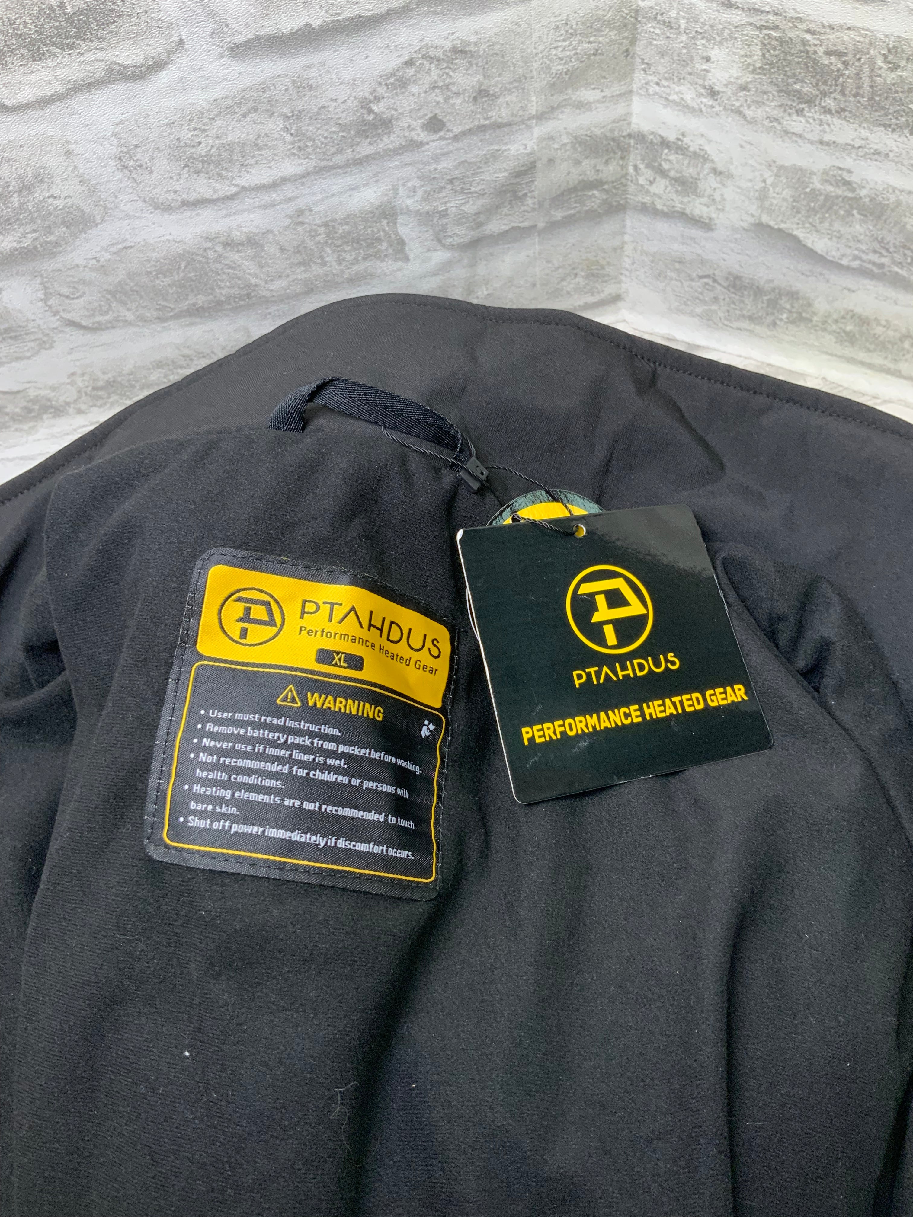 Ptahdus Men's Heated Jacket Soft Shell with Hand Warmer, with 7.4V Battery Pack- X-Large (7615196365038)